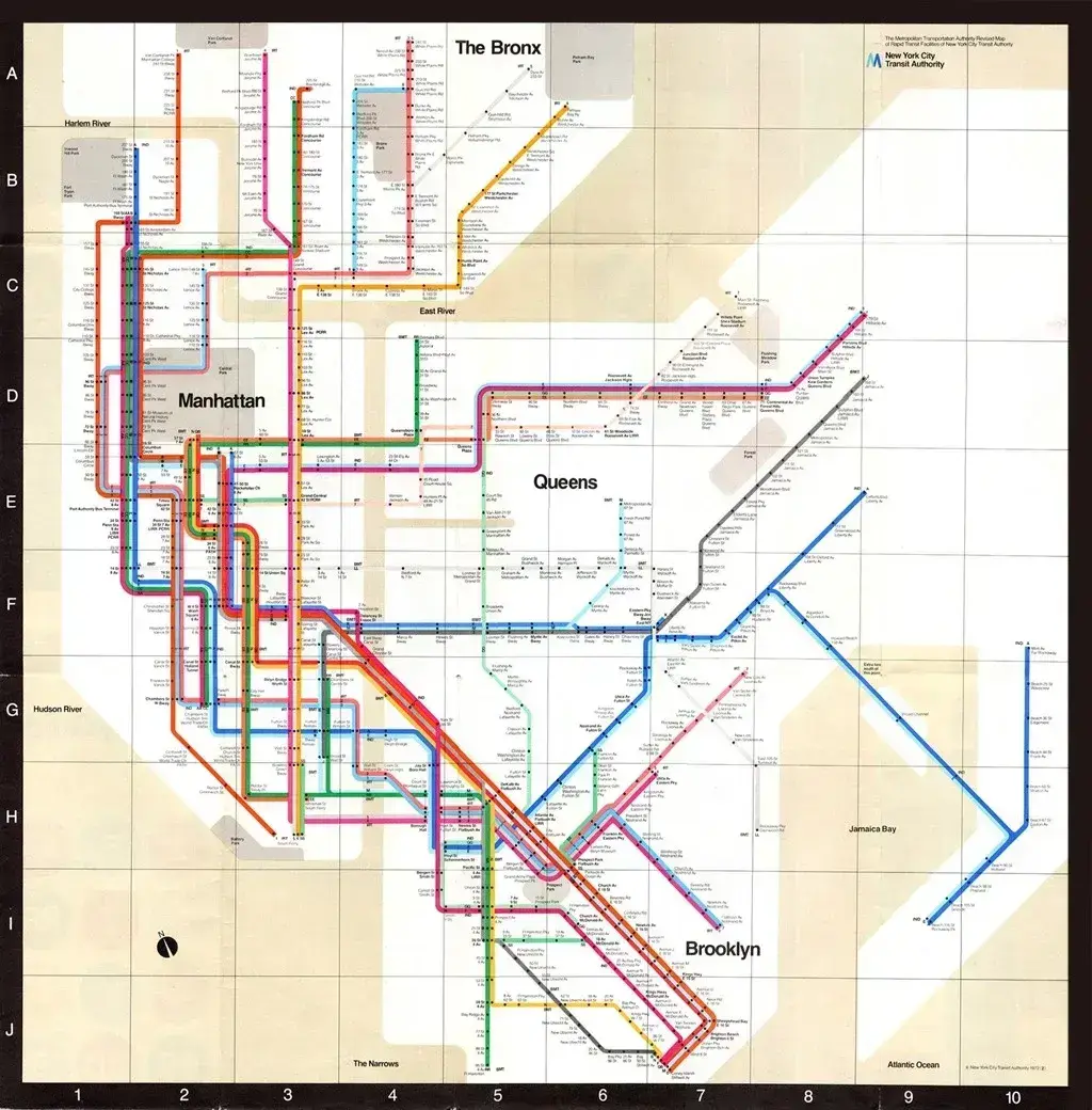 New York City Subway Map - Image 1